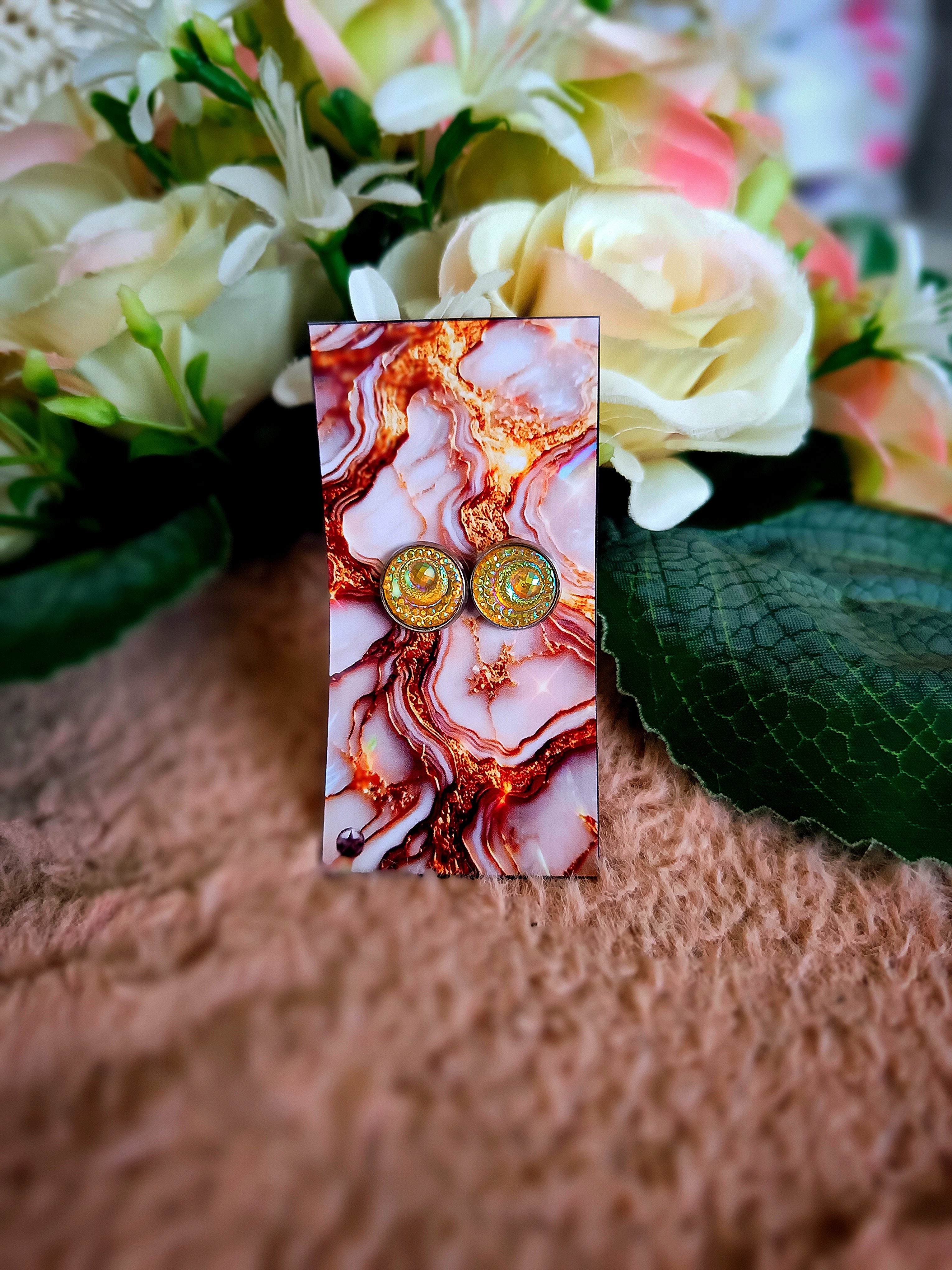 Különleges csavart bedugós nikkelmentes fülbevaló